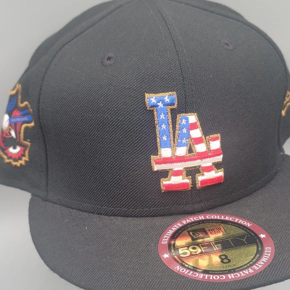 New Era LA Dodgers Ultimate Patch Collection Fitted Hat Size 8 Rare 100% Wool! - Picture 2 of 15